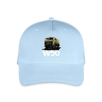 W50 LKW NVA Truck - Kinder Bio Basecap - Hellblau - Vorne