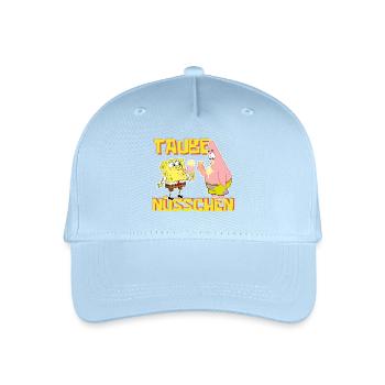 SpongeBob Schwammkopf Taube Nüsschen Patrick Eis - Kinder Bio Basecap - Hellblau - Vorne