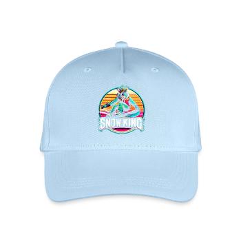 Snow King Snowboard Design - Kinder Bio Basecap - Hellblau - Vorne