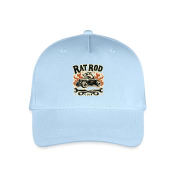 Ratsking Ratlook Shirt – Rustic Custom Style - Organic Kids’ Baseball Cap - light blue - Front