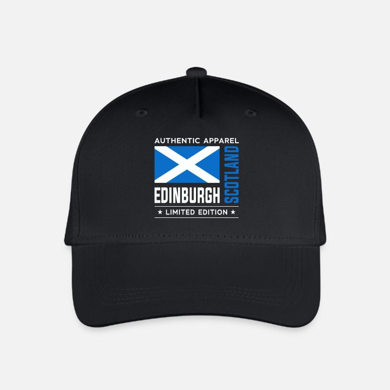 Edinburgh - Organic Kids’ Baseball Cap - black