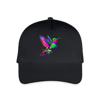 Kolibri - Kinder Bio Basecap - Schwarz - Vorne