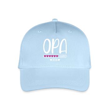 Opa 2026  - Kinder Bio Basecap - Hellblau - Vorne