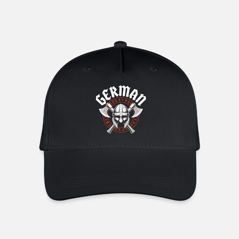 Viking germanique Odin - Casquette de baseball bio Enfant - noir