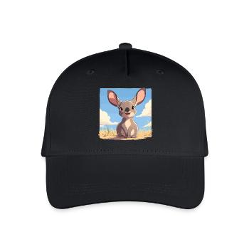 Wallabies Wallaby - Organic Kids’ Baseball Cap - black - Front