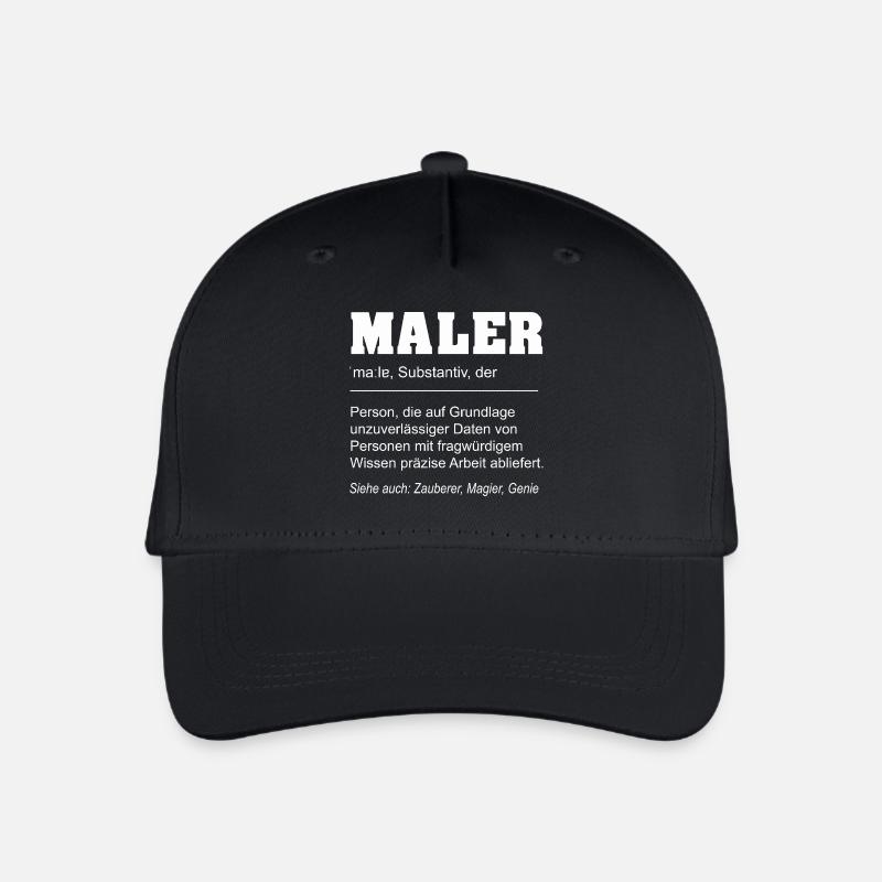 Funny Definition Painter Profession - Organic Kids’ Baseball Cap - black