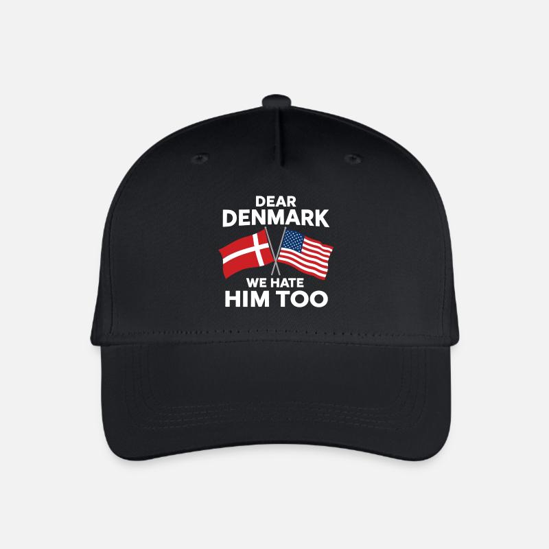 Dear Denmark We Hate Him Too - Casquette de baseball bio Enfant - noir
