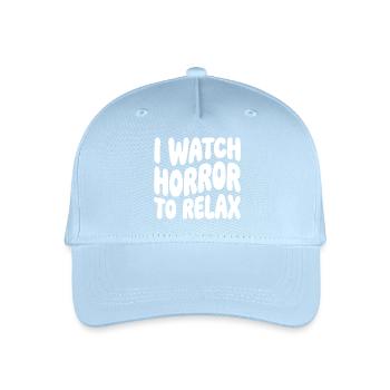 Horror to relax - Organic Kids’ Baseball Cap - light blue - Front