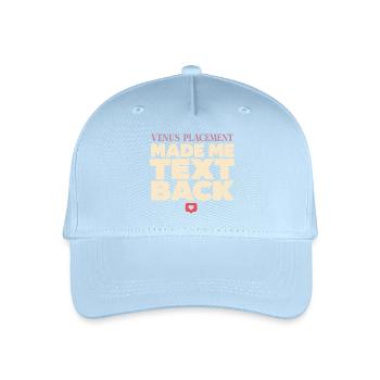 Venus-zeichen Venus-astrologie - Kinder Bio Basecap - Hellblau - Vorne