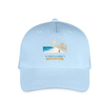 Canet en Roussillon - Promenade Méditerranéenne - Casquette de baseball bio Enfant - bleu clair - Devant