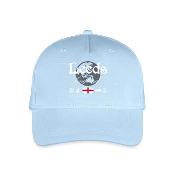 Leeds England Streetwear Travel Souvenir - Organic Kids’ Baseball Cap - light blue - Front