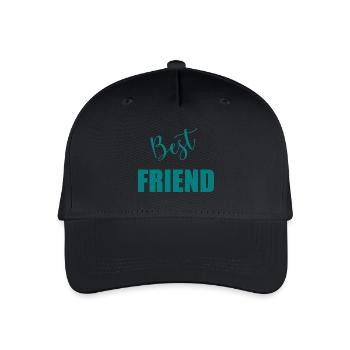 BEST FRIEND - Casquette de baseball bio Enfant - noir - Devant