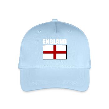 angleterre - Casquette de baseball bio Enfant - bleu clair - Devant