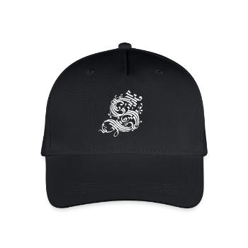 Medieval Core Medieval Initials Castle Core - Organic Kids’ Baseball Cap - black - Front