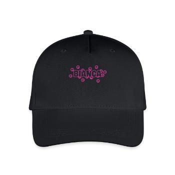 Bianca als Bianca - Kinder Bio Basecap - Schwarz - Vorne