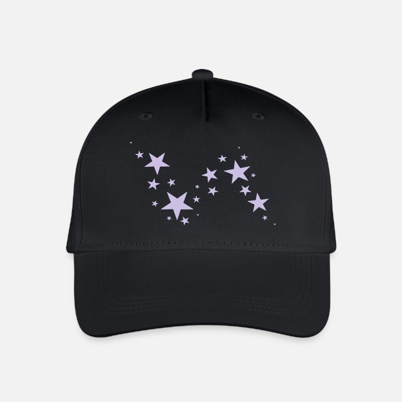 Stars - Kinder Bio Basecap - Schwarz