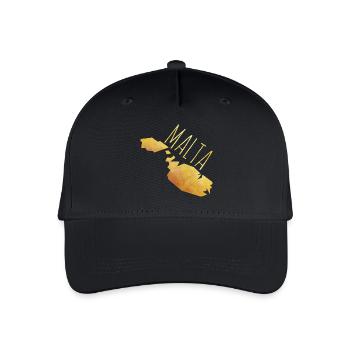 malta - Organic Kids’ Baseball Cap - black - Front