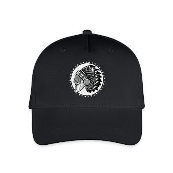 Beard indian - Casquette de baseball bio Enfant - noir - Devant