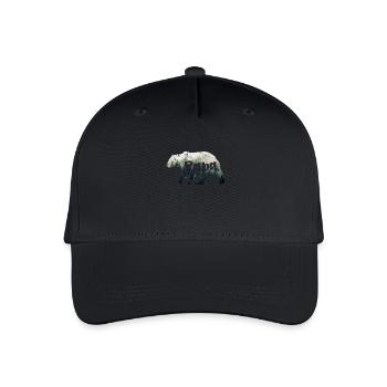 Papa Bear - Organic Kids’ Baseball Cap - black - Front