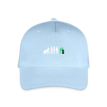 Biologe evolution geschenk beruf biologie mikro - Kinder Bio Basecap - Hellblau - Vorne
