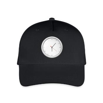 clock time clock time hourglass hourglass88 - Organic Kids’ Baseball Cap - black - Front