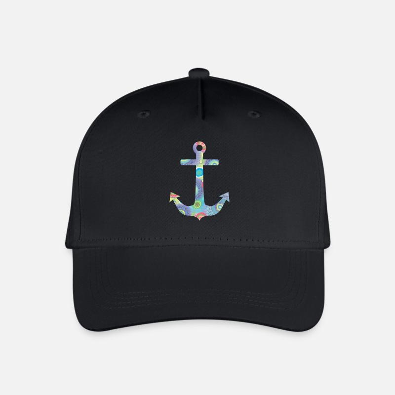 Anker - Kinder Bio Basecap - Schwarz