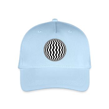 Boule formes abstraites idée cadeau - Casquette de baseball bio Enfant - bleu clair - Devant