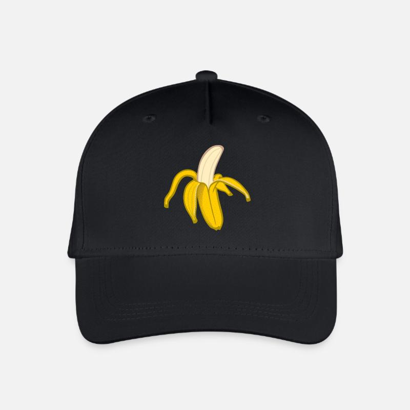 Geschälte Banane! - Kinder Bio Basecap - Schwarz