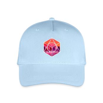 Coucher de soleil dans les montagnes avec la forêt - Casquette de baseball bio Enfant - bleu clair - Devant