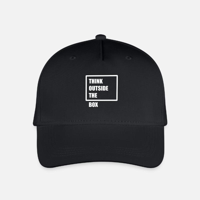 Sortez des sentiers battus - penser autrement - Casquette de baseball bio Enfant - noir