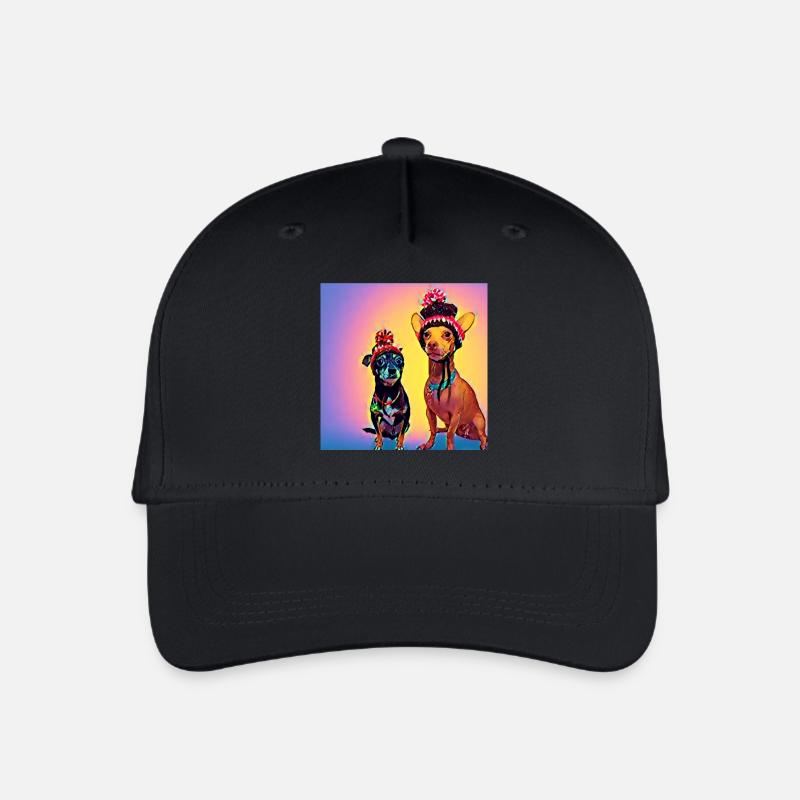 Pop-Art - Kinder Bio Basecap - Schwarz