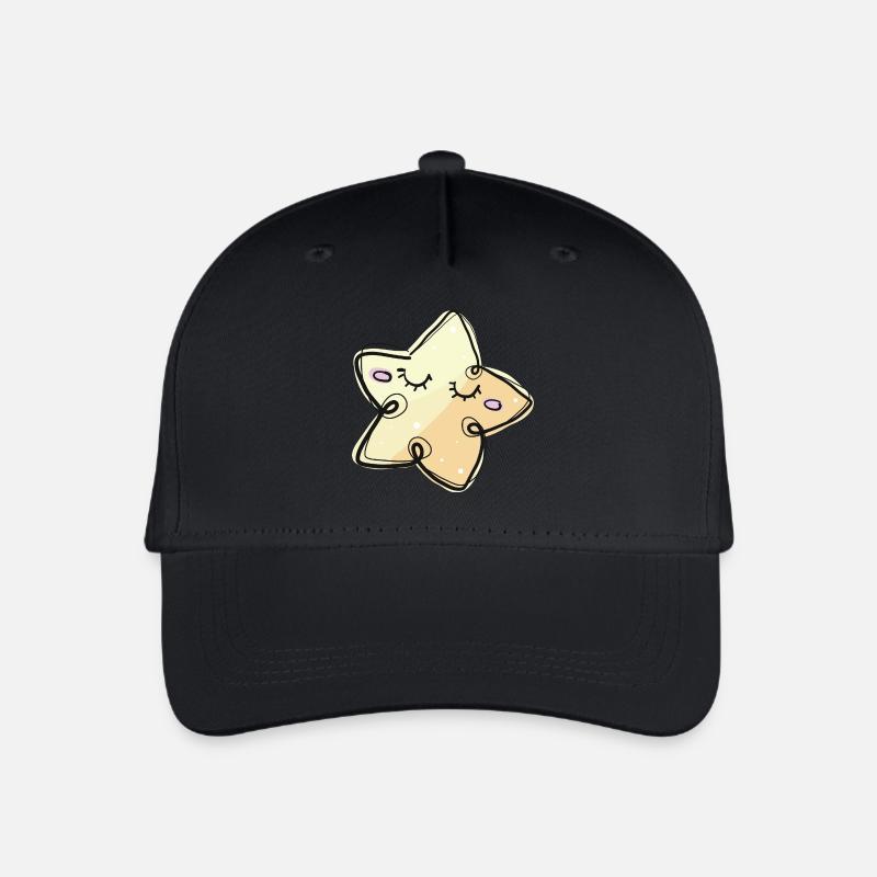 STERNCHEN - Kinder Bio Basecap - Schwarz