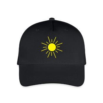 Sun Sunbeams Summer - Organic Kids’ Baseball Cap - black - Front