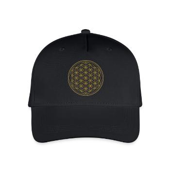 Fleur de vie - Casquette de baseball bio Enfant - noir - Devant
