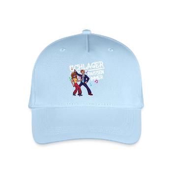 Schlager Party Celebrate Dancing Pop Party Music - Organic Kids’ Baseball Cap - light blue - Front
