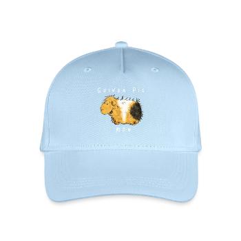 Guinea Pig Mom I Meerschweinchen Mama Comic - Kinder Bio Basecap - Hellblau - Vorne