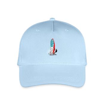 windsurfing - Organic Kids’ Baseball Cap - light blue - Front