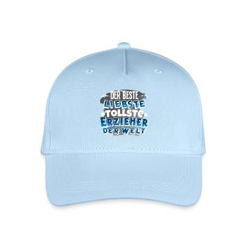 éducateur - Casquette de baseball bio Enfant - bleu clair - Devant