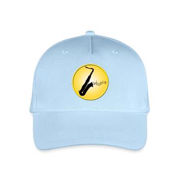 Saxophone / Jazz / Music - Organic Kids’ Baseball Cap - light blue - Front