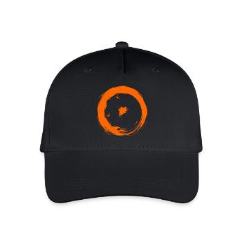 Astronomische Symbole Sonne - Kinder Bio Basecap - Schwarz - Vorne