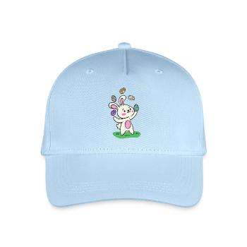 Easter bunny Easter bunny Easter eggs Happy Easter - Organic Kids’ Baseball Cap - light blue - Front