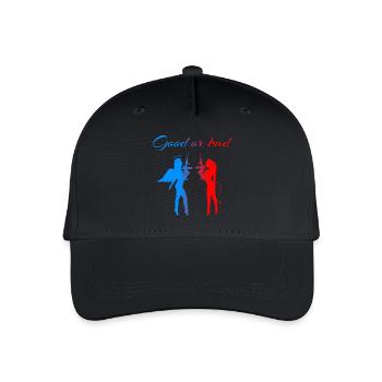 Angel Devil - Organic Kids’ Baseball Cap - black - Front
