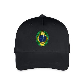 Brazil Brasil Rio de Janeiro Copacabana Amazona - Organic Kids’ Baseball Cap - black - Front