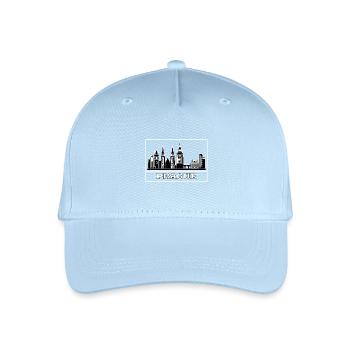 Prager Stadt Skyline Czeck Wahrzeichen - Kinder Bio Basecap - Hellblau - Vorne