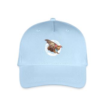 Wolpsig | Bayrisches Urviech - Oachmaus - Kinder Bio Basecap - Hellblau - Vorne
