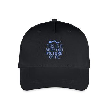 saying funny - Organic Kids’ Baseball Cap - black - Front