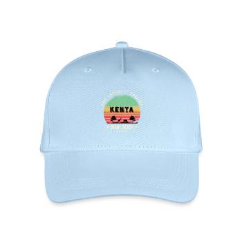 Diani Beach Kenya Safari Design - Organic Kids’ Baseball Cap - light blue - Front