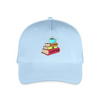 Caffeine Coffee Drinking Statement Coffee Lovers - Organic Kids’ Baseball Cap - light blue - Front