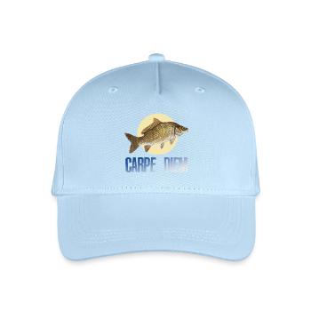 Nutze den Tag - Kinder Bio Basecap - Hellblau - Vorne
