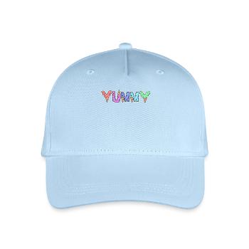 Lecker Nachspeise Süßigkeiten Eis Süß Naschen - Kinder Bio Basecap - Hellblau - Vorne